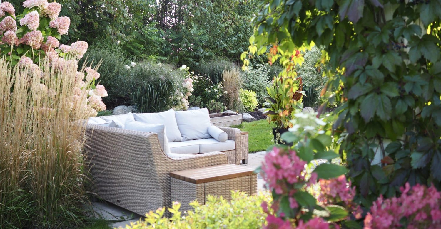 jardin en fleurs